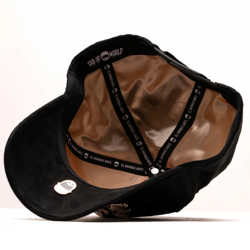 *EL BARBAS HATS “ROSE GOLD SKULLS”