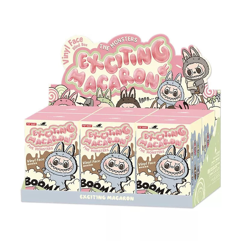 !! Labubu "The monsters" Exciting Macaron Caja !!